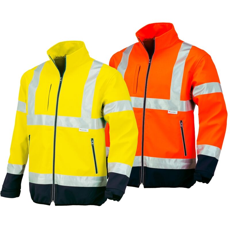 foto del prodotto giacca da lavoro alta visibilit industrial starter flash 04512 in softshell l giallo