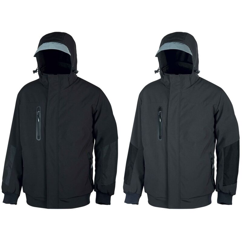 foto del prodotto giacca da lavoro antipioggia u power blaze in softshell s nero