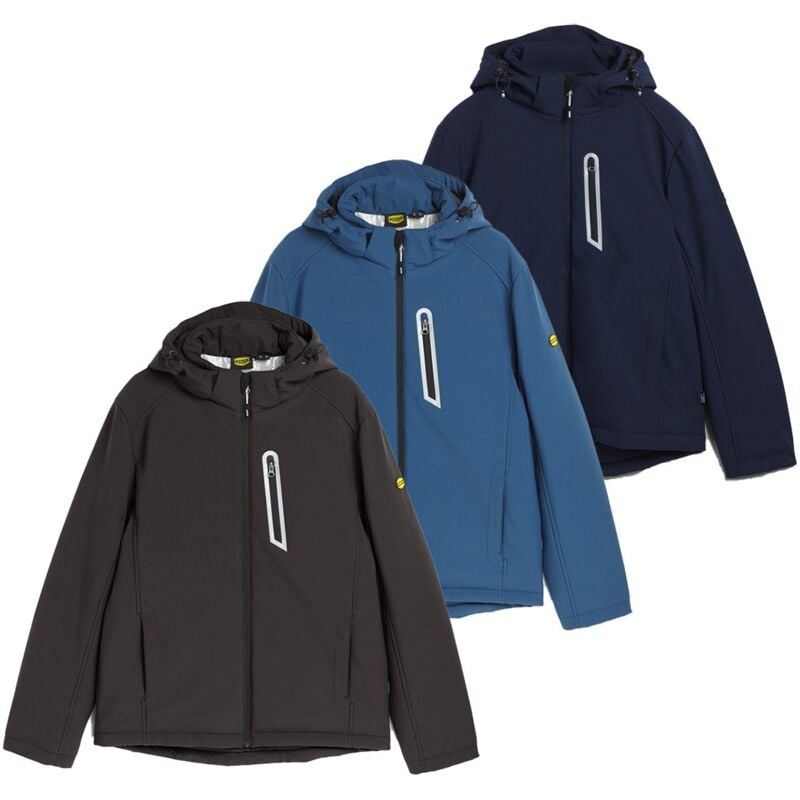 foto del prodotto giacca da lavoro diadora utility padded softshell sail m azzurro