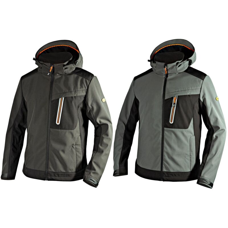 foto del prodotto giacca da lavoro diadora utility softshell tech carbon xs verde