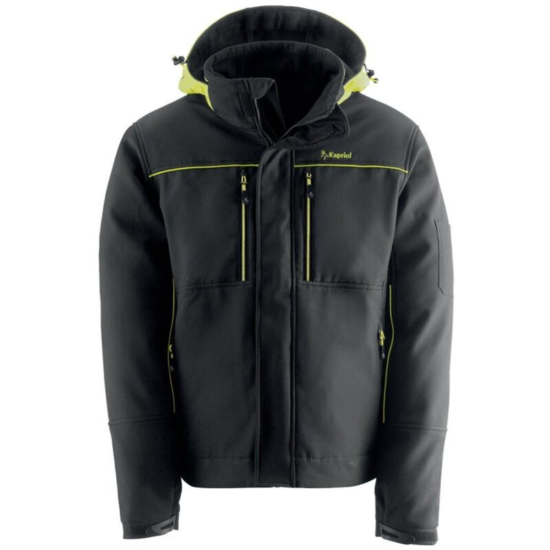 foto del prodotto giacca da lavoro imbottita kapriol dynamic softshell s nero