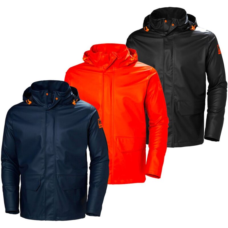 foto del prodotto giacca da lavoro impermeabile helly hansen gale rain xl nero