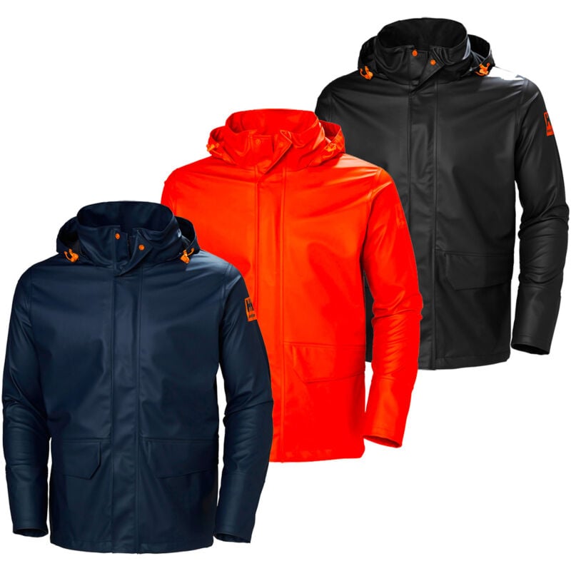 foto del prodotto giacca da lavoro impermeabile helly hansen gale rain xxl blu