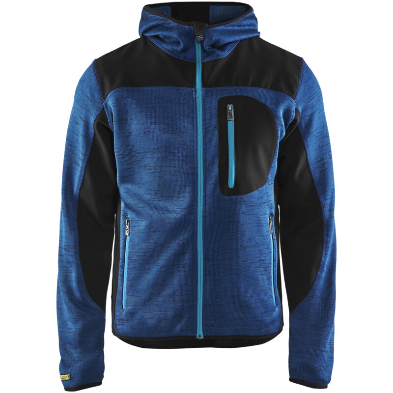 foto del prodotto giacca da lavoro in maglia con cappuccio 4930 - blu navy/blu navy xxxl