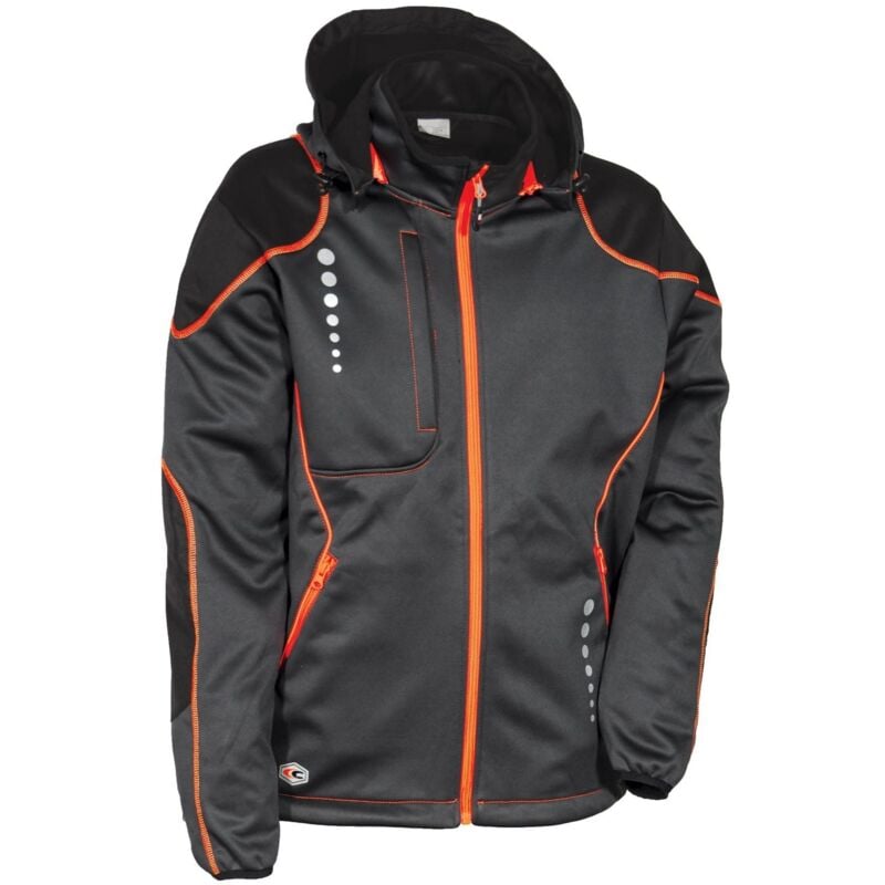 foto del prodotto giacca da lavoro in softshell cofra jacuzia grigia grigio 2xl