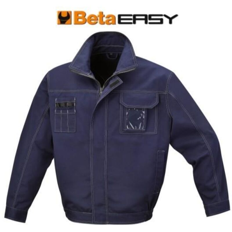 foto del prodotto giacca da lavoro in t c twill 245g. blu tg.xxxl