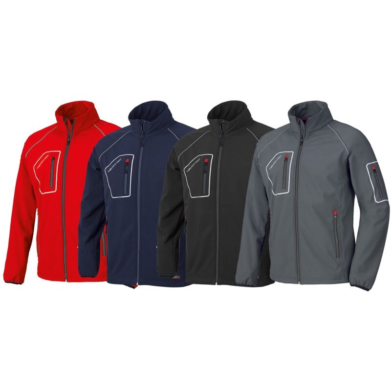 foto del prodotto giacca da lavoro industrial starter issa line just 04515n - s - nero