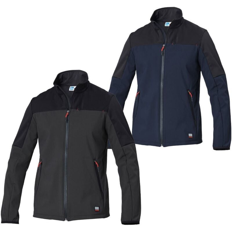 foto del prodotto giacca da lavoro softshell siggi tyr 20ss0014 l grigio scuro