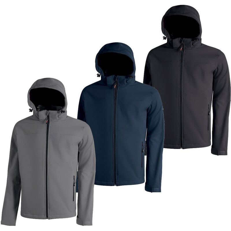 foto del prodotto giacca da lavoro softshell u power kyra l nero