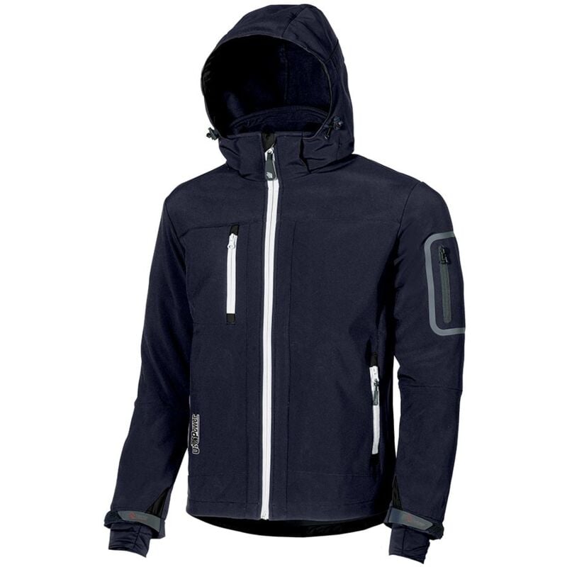foto del prodotto giacca da lavoro softshell u power metropolis blue blue s
