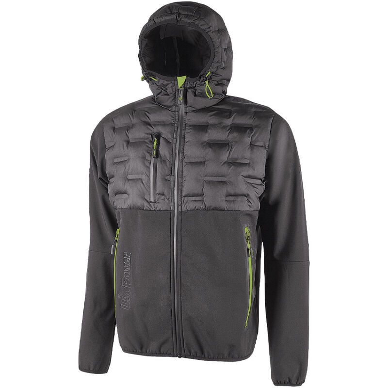 foto del prodotto giacca ibrida idrorepellente future spock asphalt grey u power taglia xl