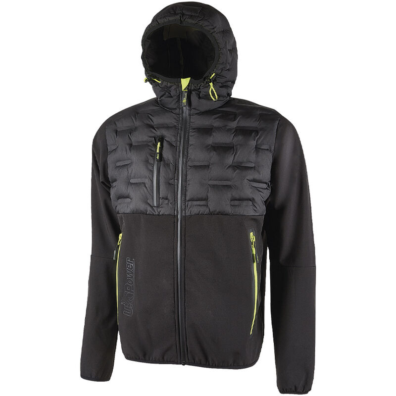 foto del prodotto giacca ibrida idrorepellente future spock black carbon u power taglia s