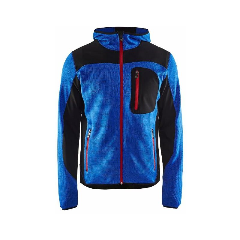 foto del prodotto giacca in maglia con cappuccio t.xs king blue black 493021178599 xs blaklader