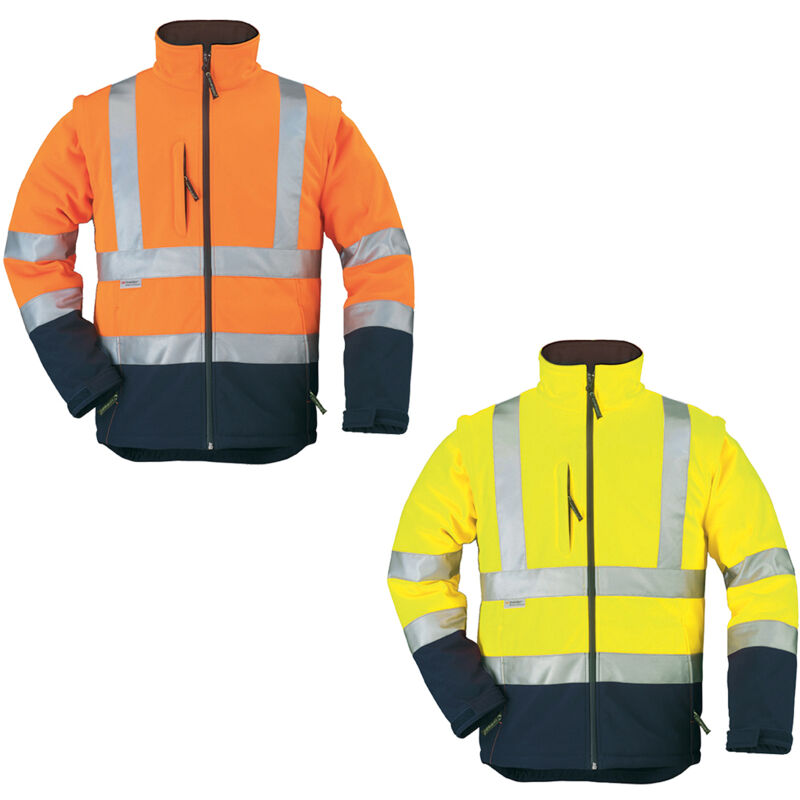 foto del prodotto giacca in softshell alta visibilit coverguard station 2 in 1 xl arancione