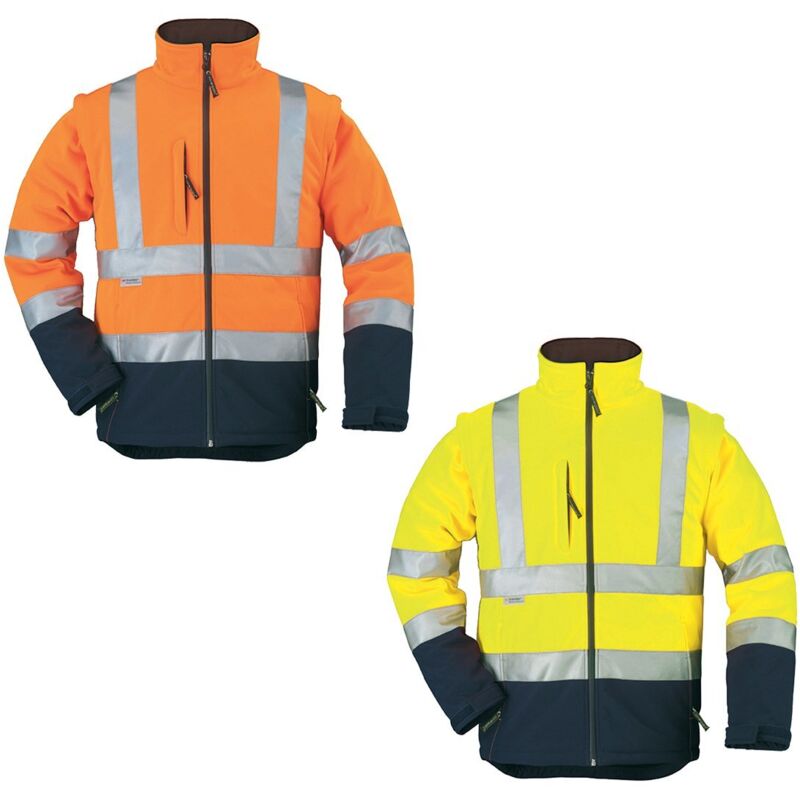 foto del prodotto giacca in softshell alta visibilit coverguard station 2 in 1 xl giallo