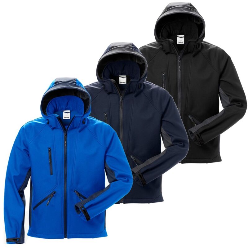 foto del prodotto giacca in softshell fristads acode windwear 1414 shi xl blu
