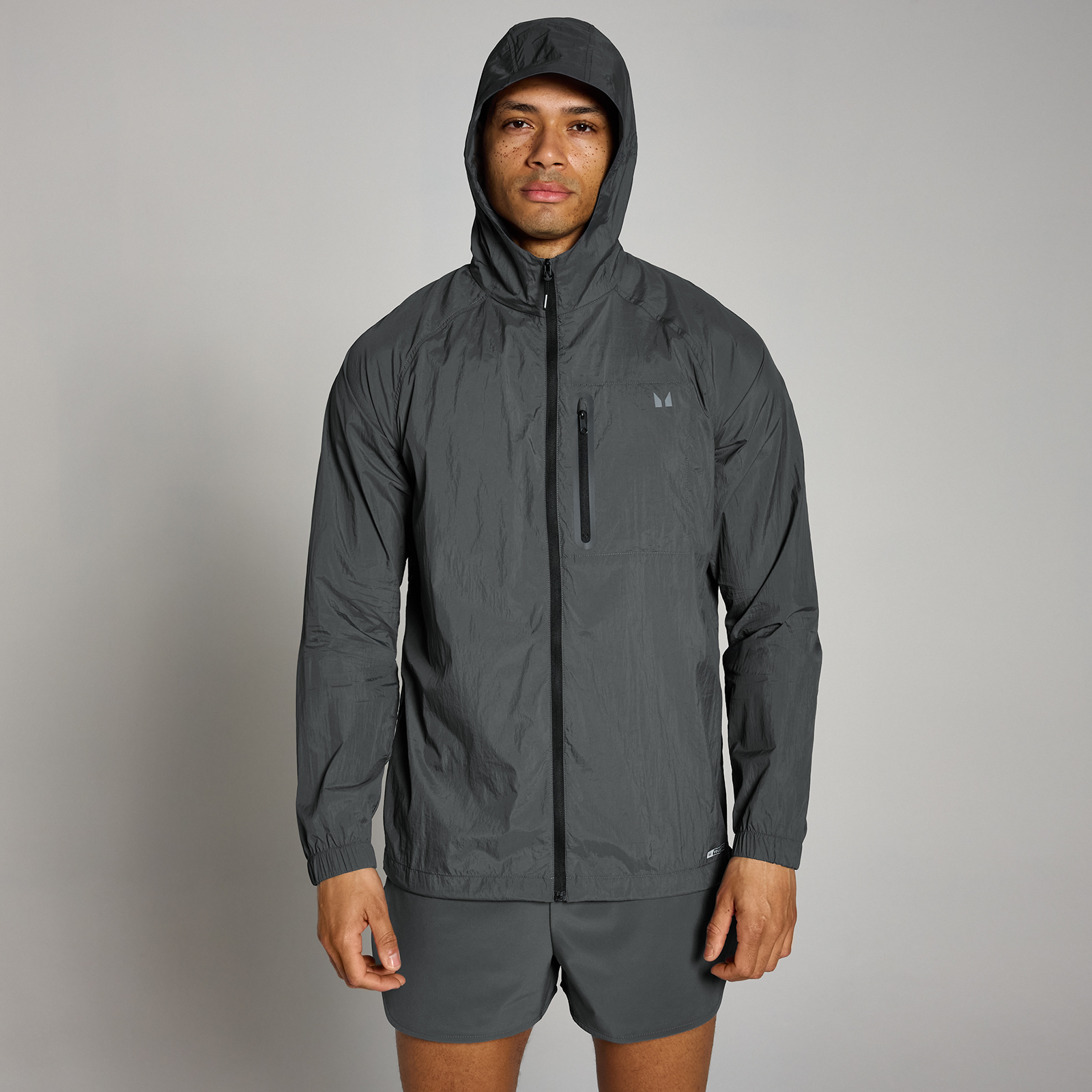 foto del prodotto giacca leggera mp velocity da uomo grigio scuro s