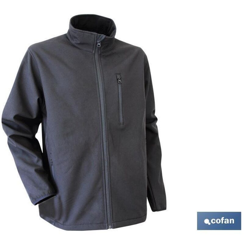 foto del prodotto giacca lister nera soft shell 340 g m taglia m