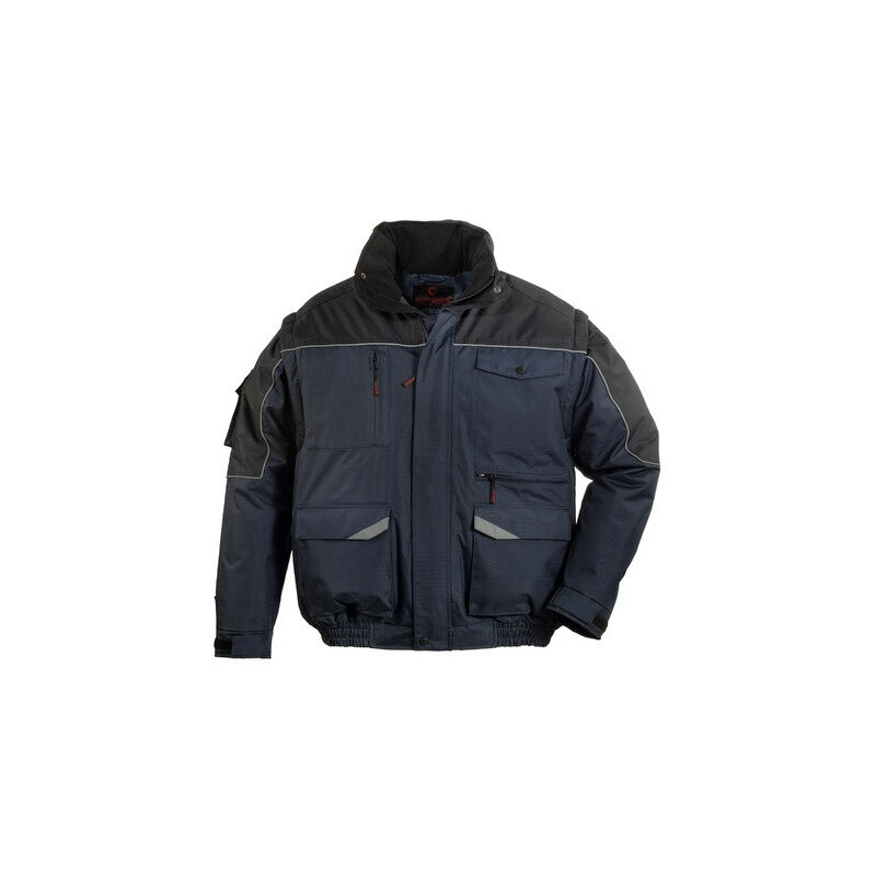 foto del prodotto giacca multitasche coverguard ripstop 2 in 1 blu nero taglia s