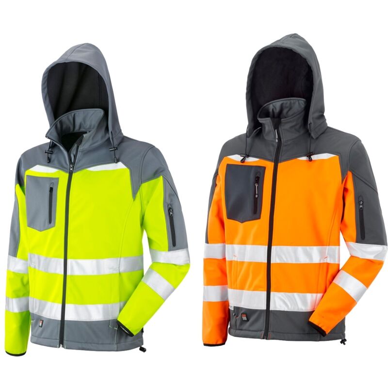 foto del prodotto giacca softshell alta visibilit neri casilina l giallo
