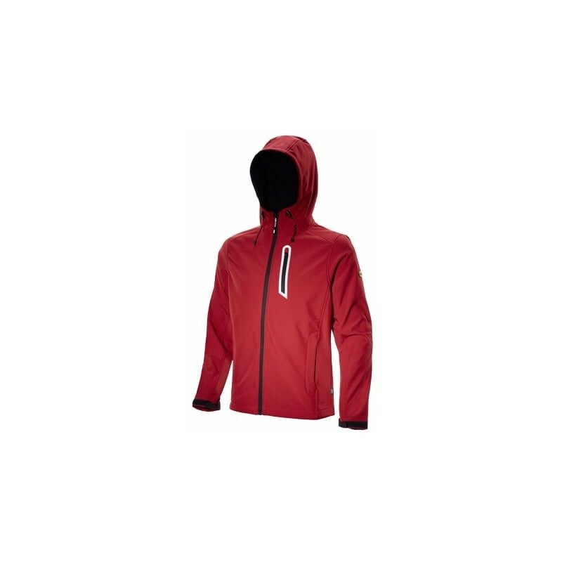 foto del prodotto giacca softshell da lavoro diadora utility sail l rosso