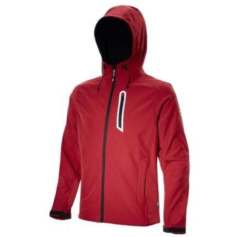 foto del prodotto giacca softshell da lavoro diadora utility sail xxl rosso