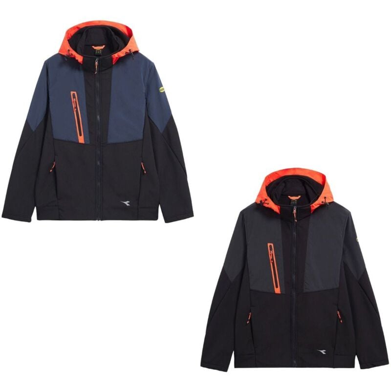 foto del prodotto giacca softshell da lavoro diadora utility softshell hybrid s blu