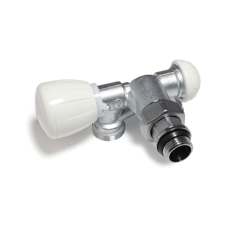 foto del prodotto giacomini r357m1 valvola micrometrica termostabilizzabile 1 2 x 18 a squadra r357mx062