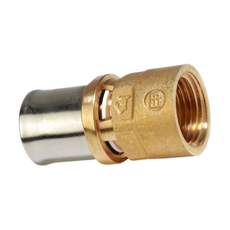 foto del prodotto giacomini raccordo diritto filettato femmina 3 4 26x3 mm ottone rm109y049