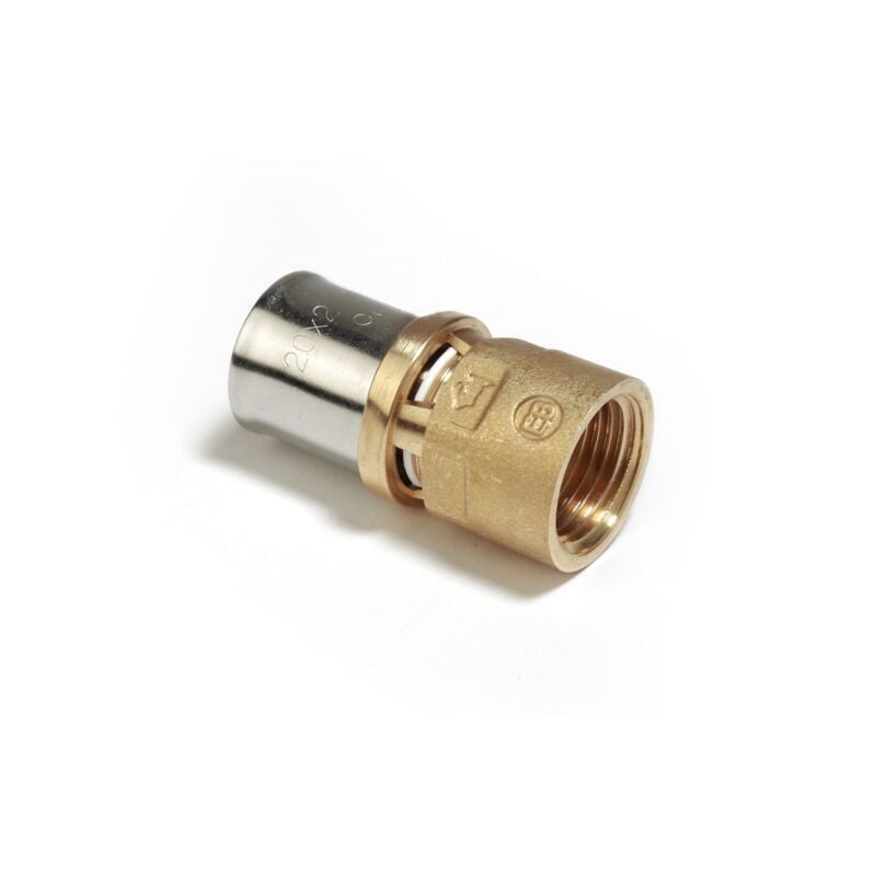 foto del prodotto giacomini raccordo diritto filettato femmina a pressare multipinza rm109 1 x 32x3 