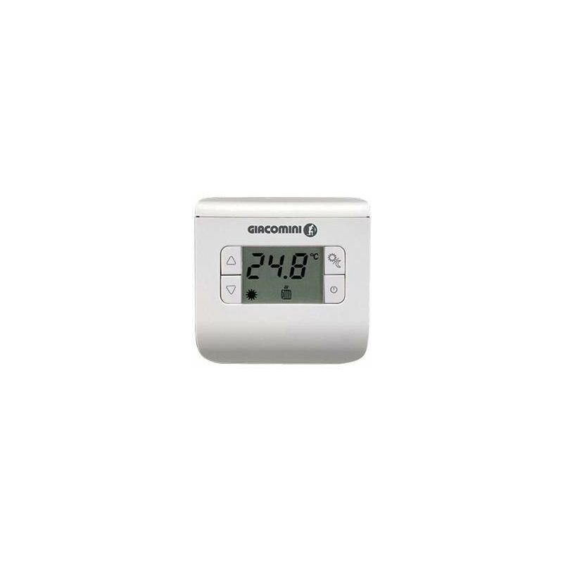 foto del prodotto giacomini termostato ambiente, a parete da esterno k494ay001 bianco
