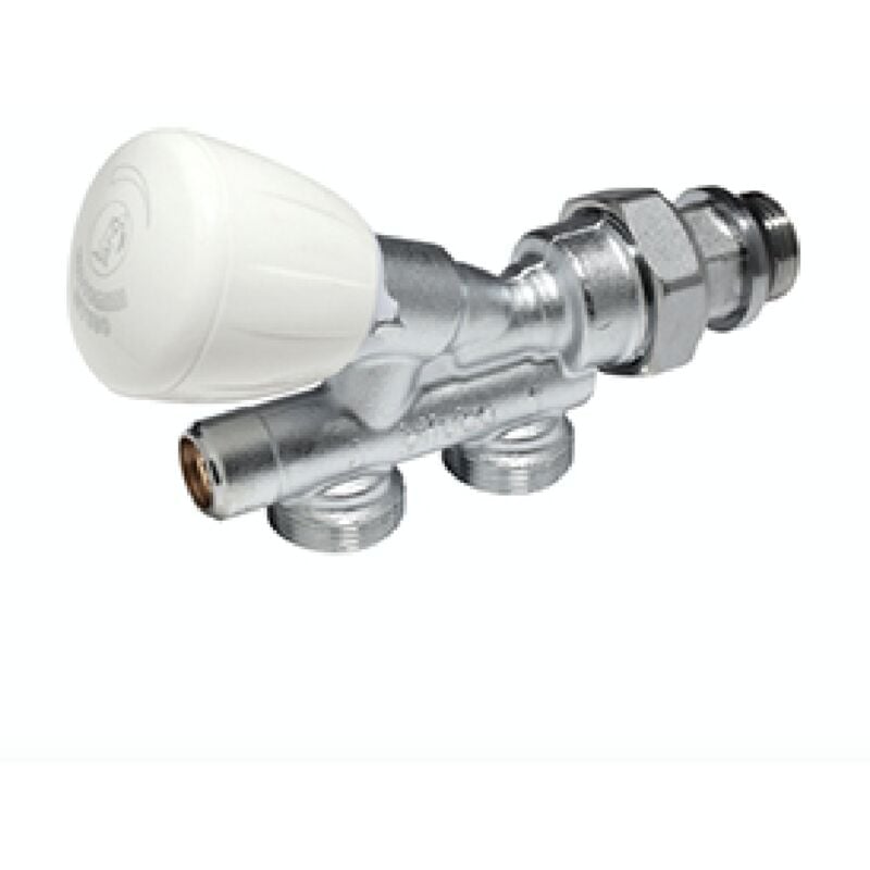foto del prodotto giacomini valvola micrometrica termostatizzabile compatta per impianti a bitubo r440n 1 2 x 16