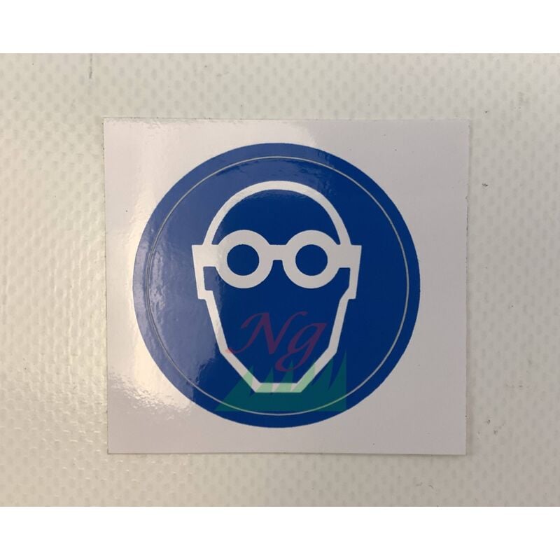 foto del prodotto gianni ferrari decalcomania proteggere occhi originale trattorino 00555200130