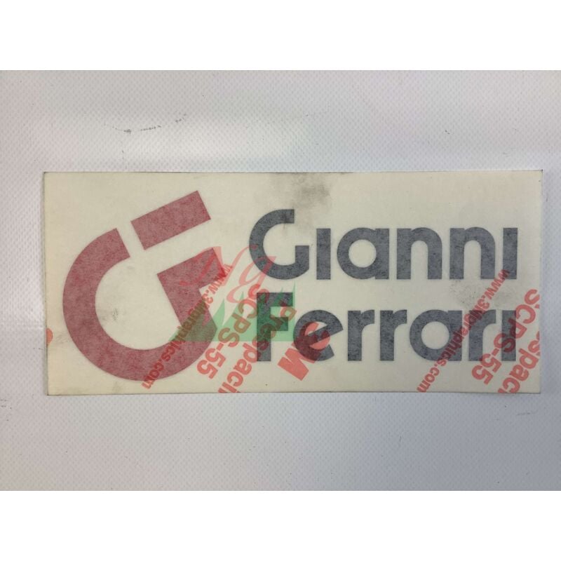 foto del prodotto gianni ferrari decalcomania rosso nero originale 00555200285