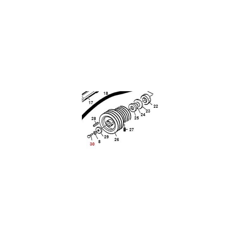 foto del prodotto gianni ferrari vite te m10x25 uni5739 turbo1 turbo2 originale 00.92.06.1060