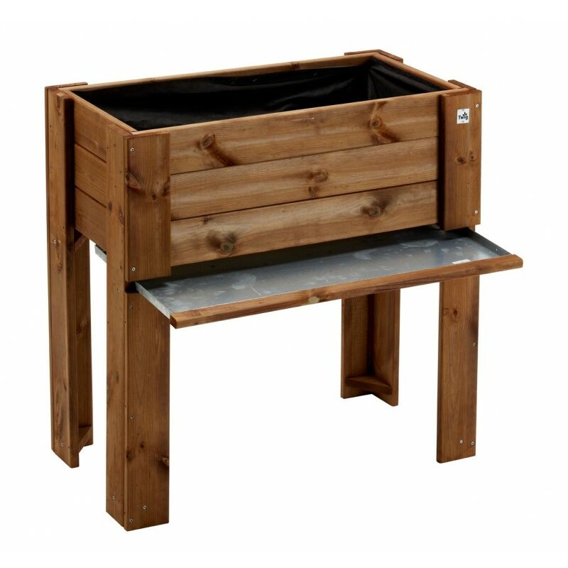 foto del prodotto giardiniera rialzata 81x44xh80 cm color castagno alce