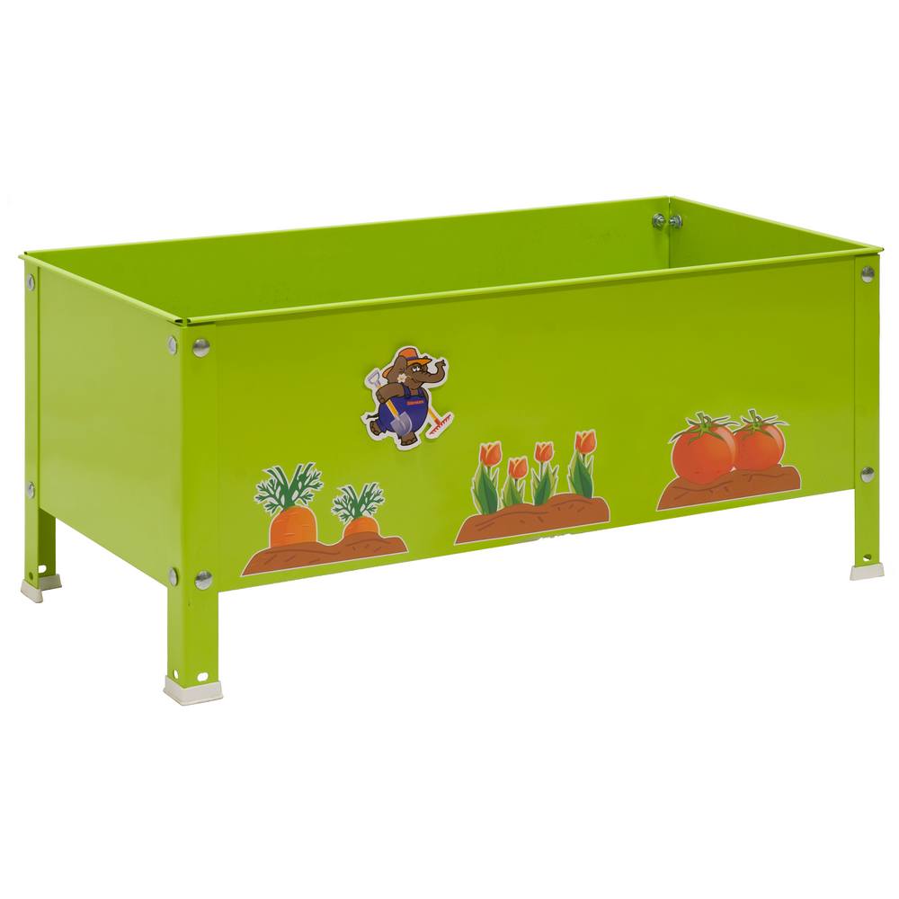 foto del prodotto giardino urbano in metallo simon rack con viti colore verde 410x700x300 mm made in spain