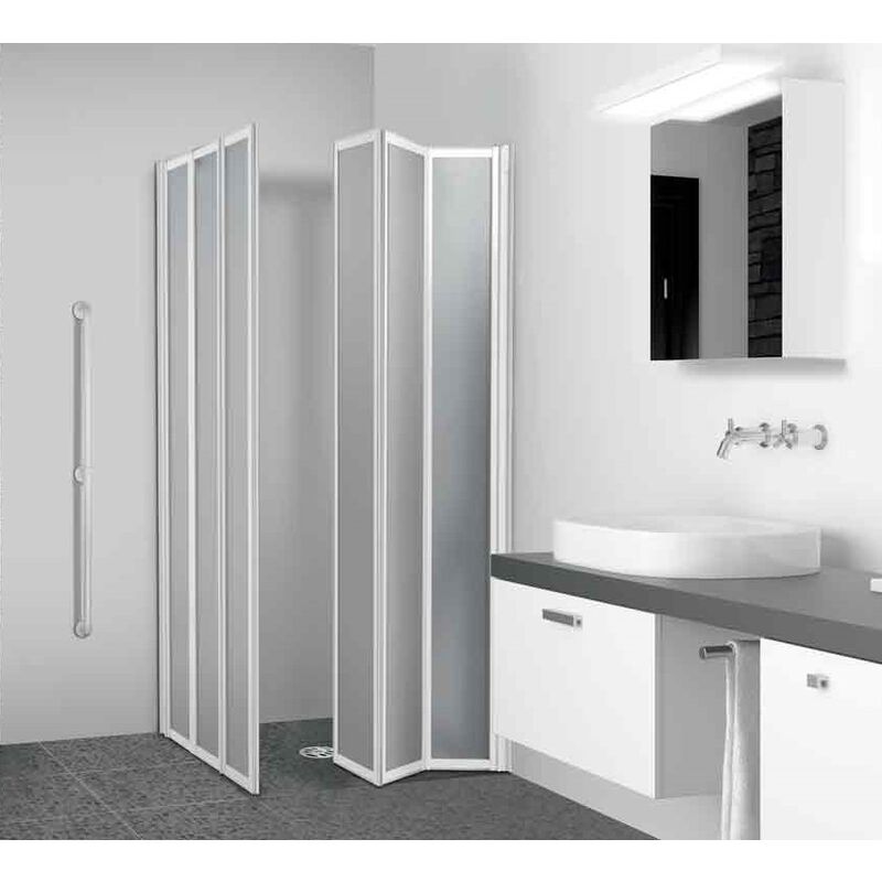 foto del prodotto giava box doccia special a soffietto cm. 80x80xh185 in acrilico di