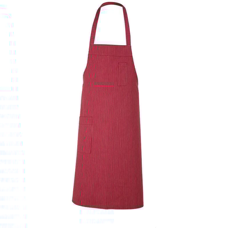 foto del prodotto giblor s grembiule da cucina gessato bordeaux art. 11p08h61
