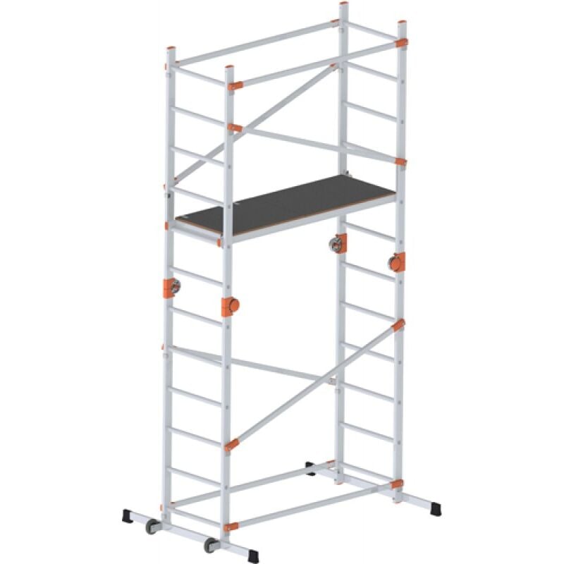 foto del prodotto gierre trabattello alluminio fast lock 200 multiuso h308cm