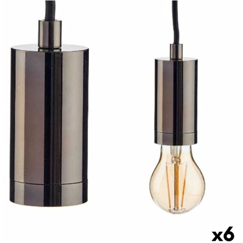 foto del prodotto giftdecor lampadario nero metallo 60 w 6 unit 