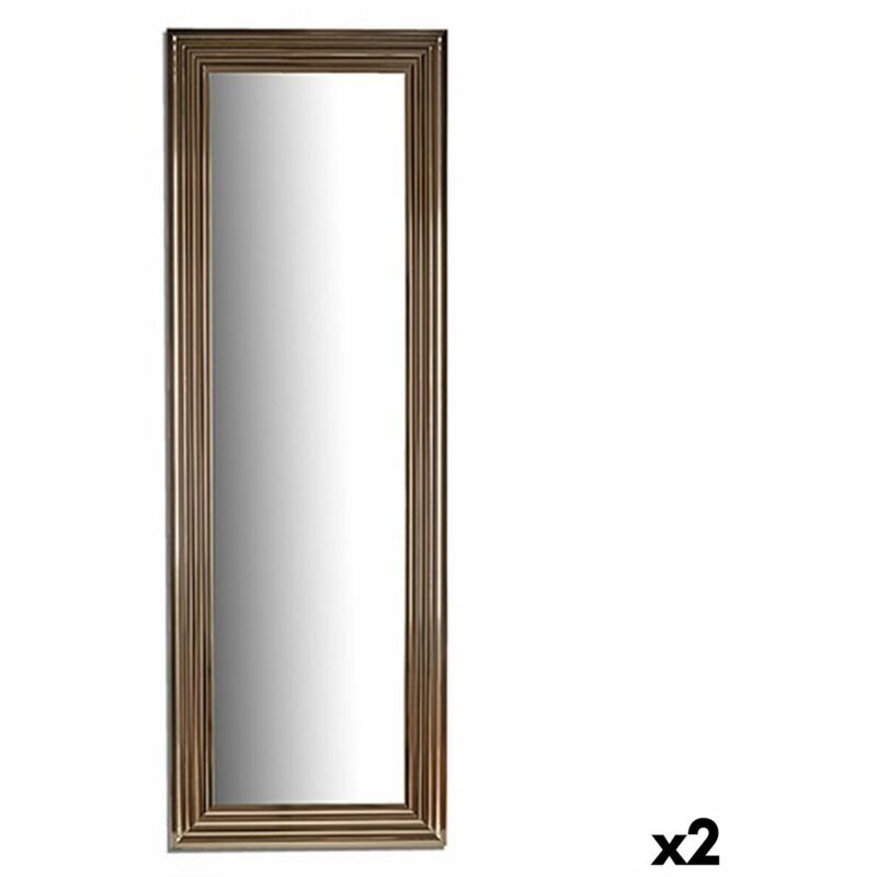 foto del prodotto giftdecor specchio da parete 77503 dorato righe 53 x 154,3 x 3 cm rettangolare 2 unit 
