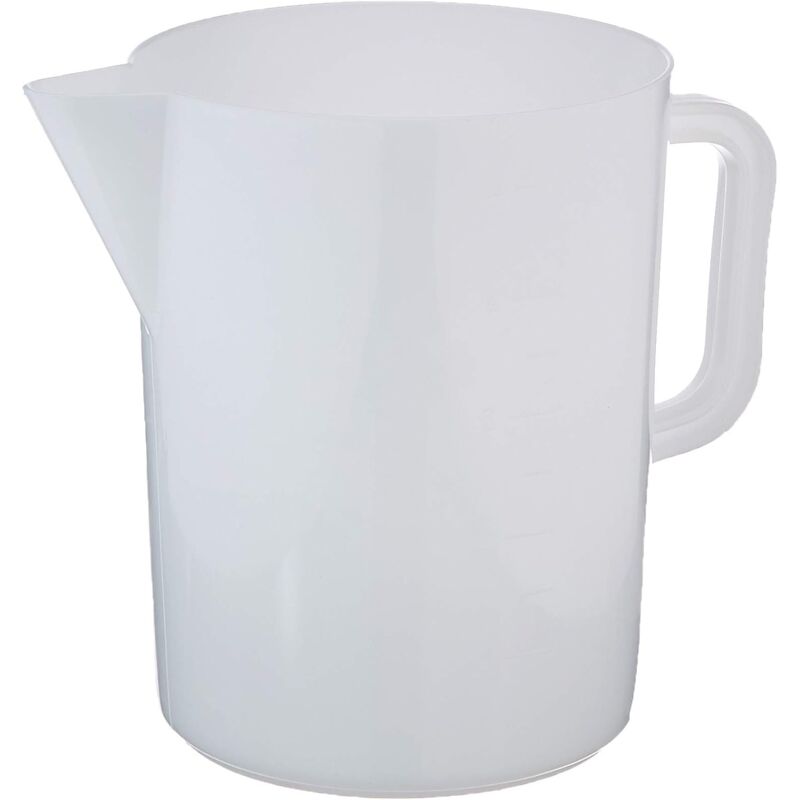 foto del prodotto gig caraffa graduata, 5 litri, polietilene, bianco giganplast