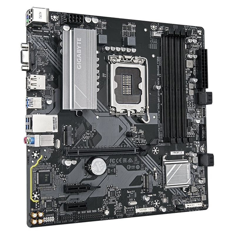 foto del prodotto gigabyte b760m d3hp scheda madre cpu intel core di 14 generazione, vrm 4 1 1 fasi, fino a 5600 mhz ddr5, 2xpcie 4.0 m.2, lan gbe, usb 3.2 gen 1