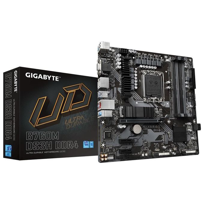 foto del prodotto gigabyte b760m ds3h ddr4 scheda madre intel b760 lga 1700 micro atx