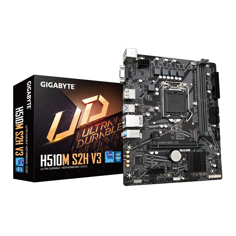 foto del prodotto gigabyte h510m s2h v3 scheda madre intel h470 express lga 1200 socket h5 micro atx