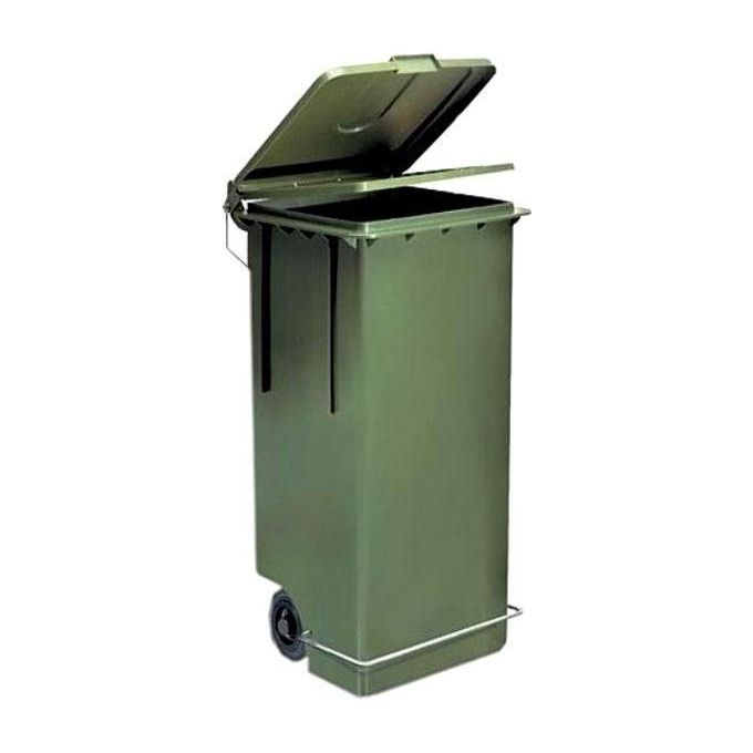 foto del prodotto giganplast bidone max con pedale verde l 100 2