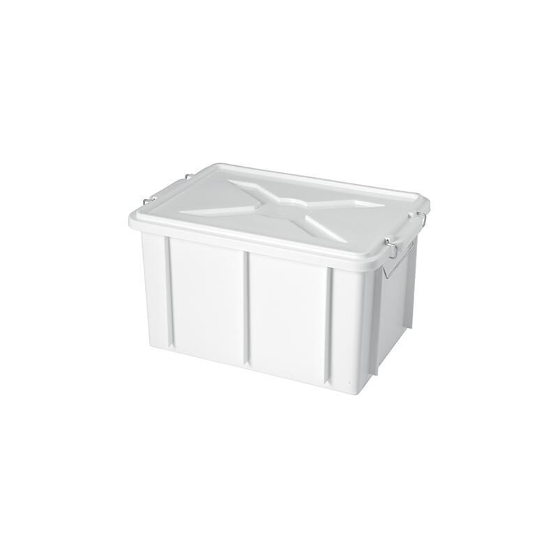 foto del prodotto giganplast contenitore con coperchio cm.45x35x25h bianco mod. box cassetta