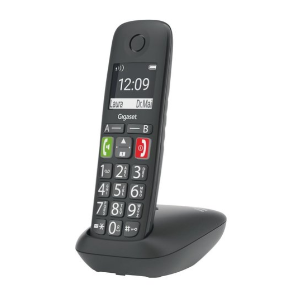 foto del prodotto gigaset e290hx black dect aggiuntivo senior