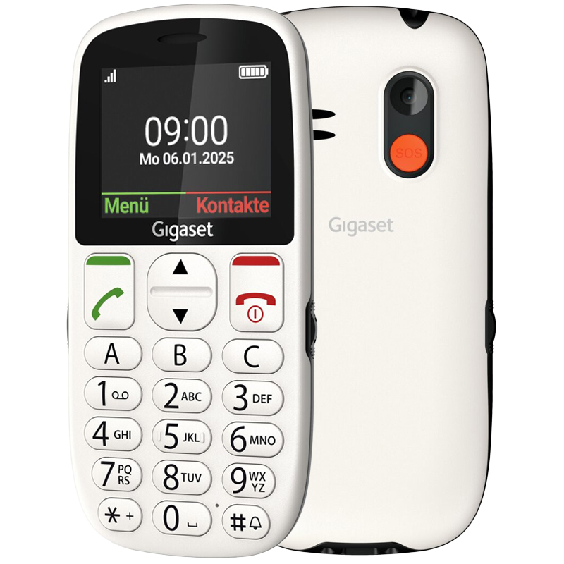 foto del prodotto gigaset gl395 bianco telefono cellulare senior barphone